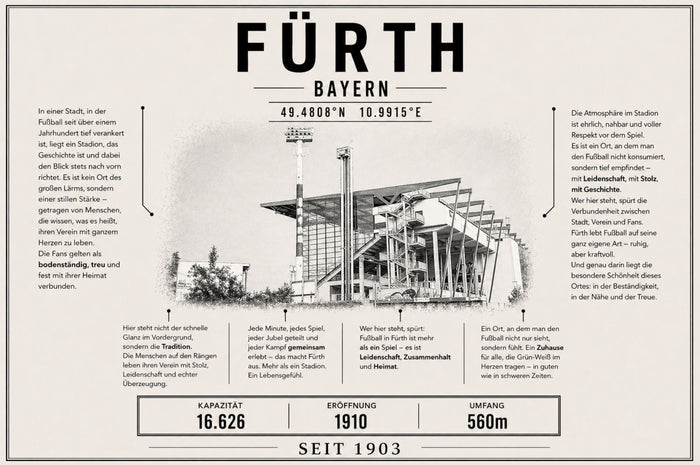 Fürth Stadion Leinwand