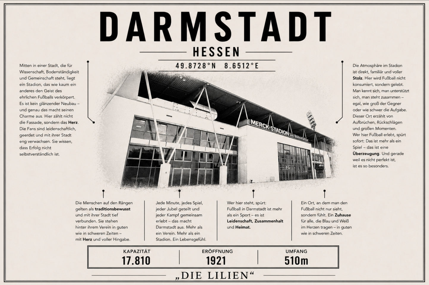 Darmstadt Stadion Leinwand