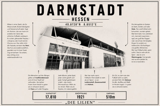 Darmstadt Stadion Leinwand