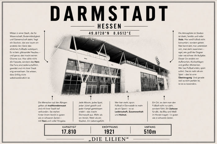 Darmstadt Stadion Leinwand