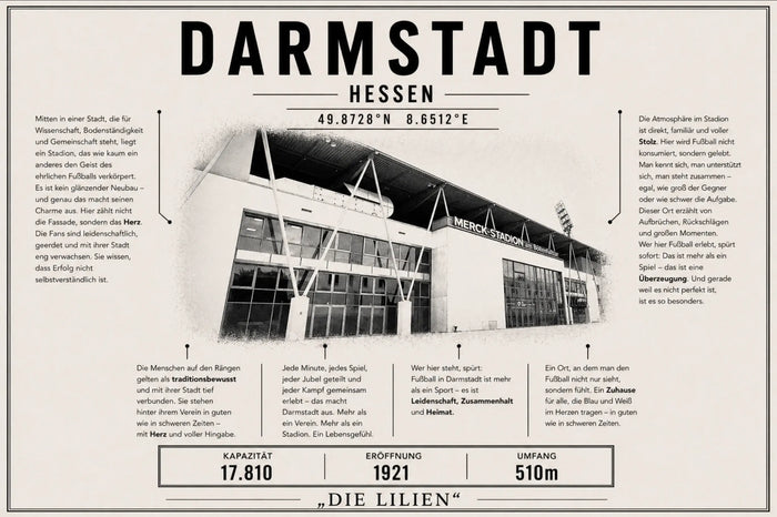 Darmstadt Stadion Leinwand