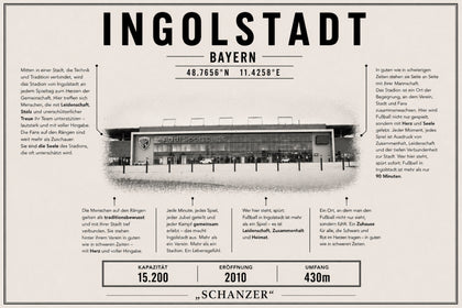 Ingolstadt Stadion Leinwand