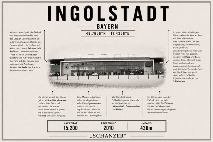Ingolstadt Stadion Leinwand
