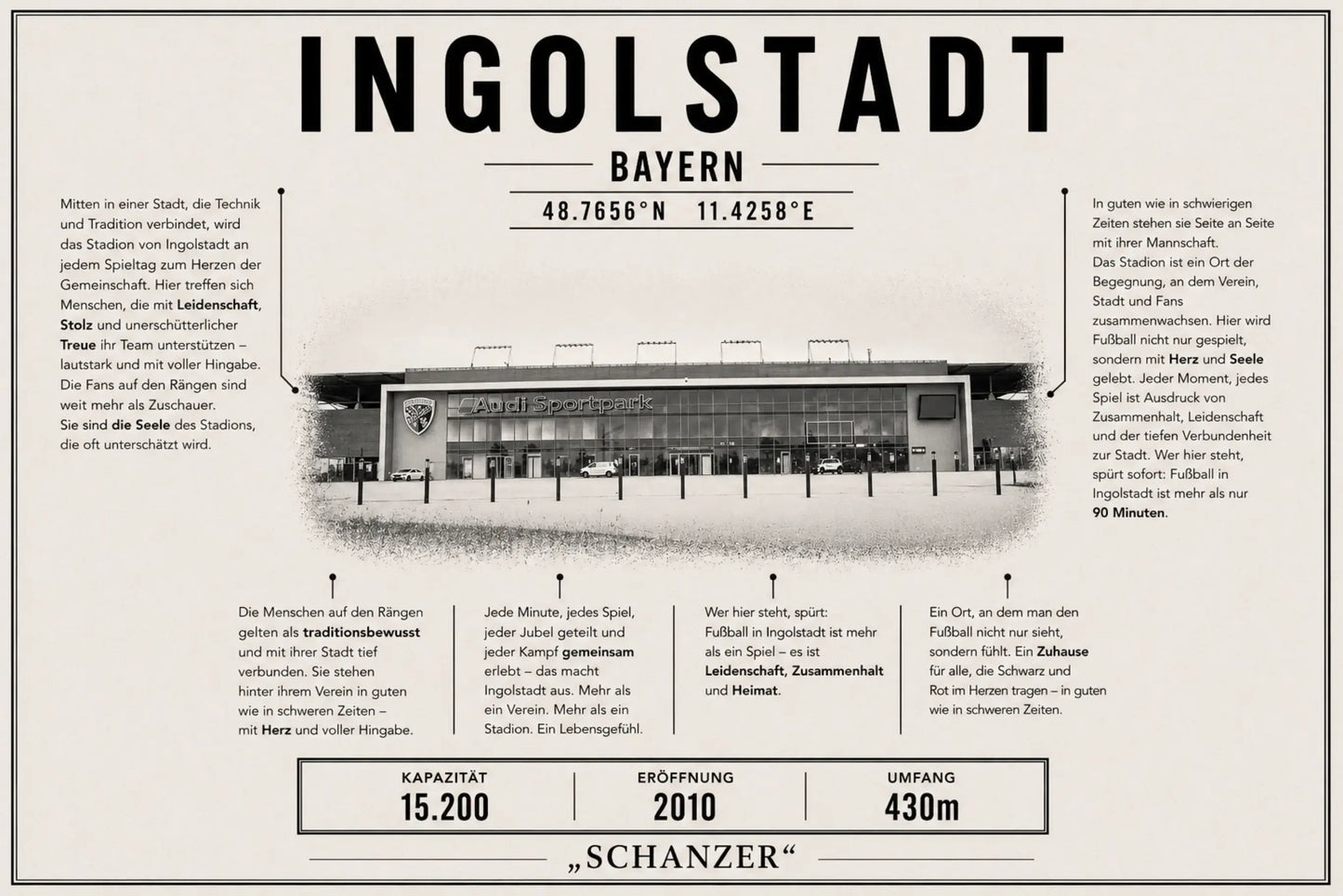 Ingolstadt Stadion Leinwand