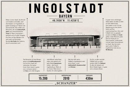 Ingolstadt Stadion Leinwand