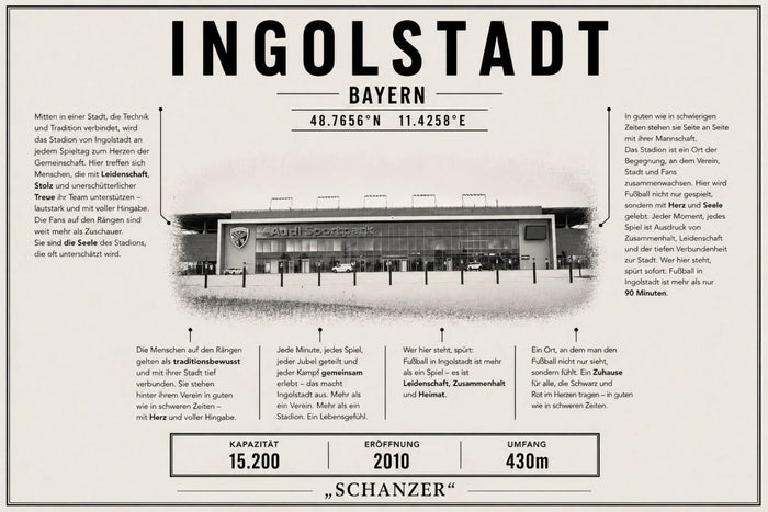 Ingolstadt Stadion Leinwand