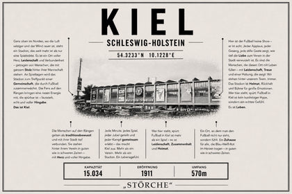 Kiel Stadion Leinwand