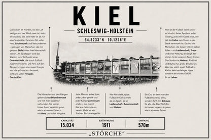 Kiel Stadion Leinwand