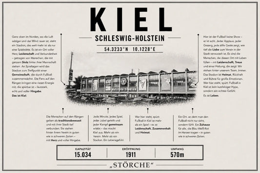 Kiel Stadion Leinwand