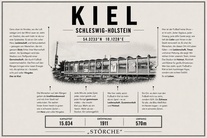Kiel Stadion Leinwand