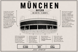 München Stadion Leinwand