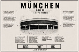 München Stadion Leinwand