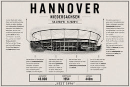Hannover Stadion Leinwand