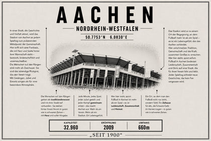 Aachen Stadion Leinwand