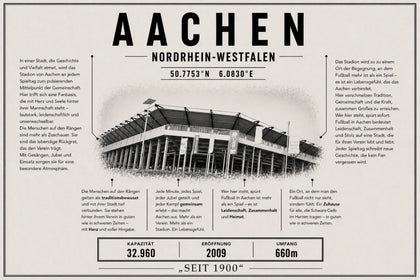 Aachen Stadion Leinwand