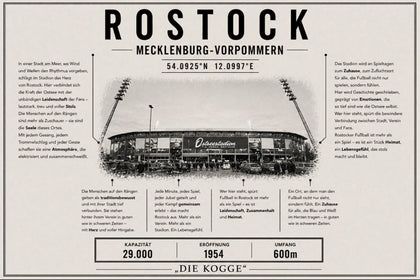 Rostock Stadion Leinwand