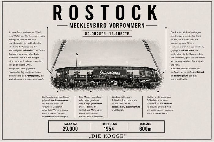 Rostock Stadion Leinwand