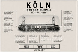 Köln Stadion Leinwand