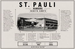 St. Pauli Stadion Leinwand