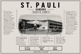 St. Pauli Stadion Leinwand