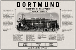 Dortmund Stadion Leinwand
