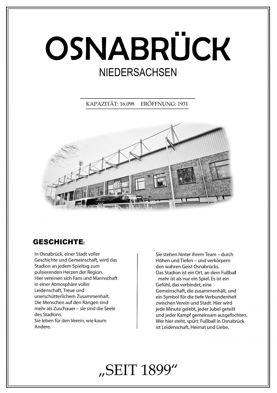 Osnabrück Stadion Leinwand