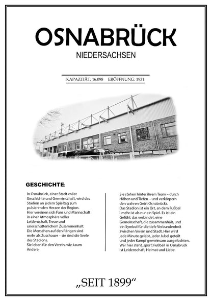 Osnabrück Stadion Leinwand