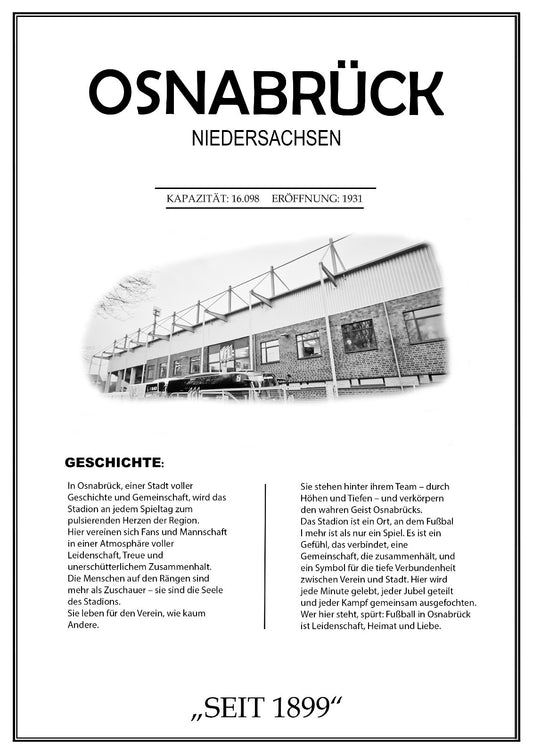 Osnabrück Stadion Leinwand