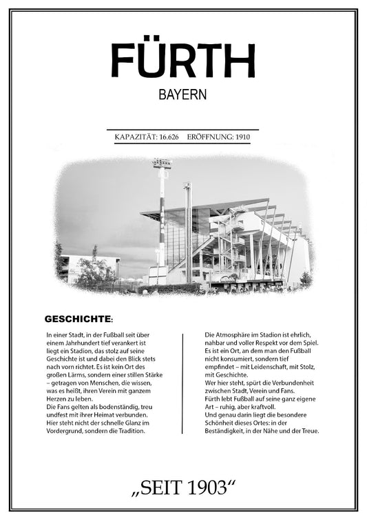 Fürth Stadion Leinwand