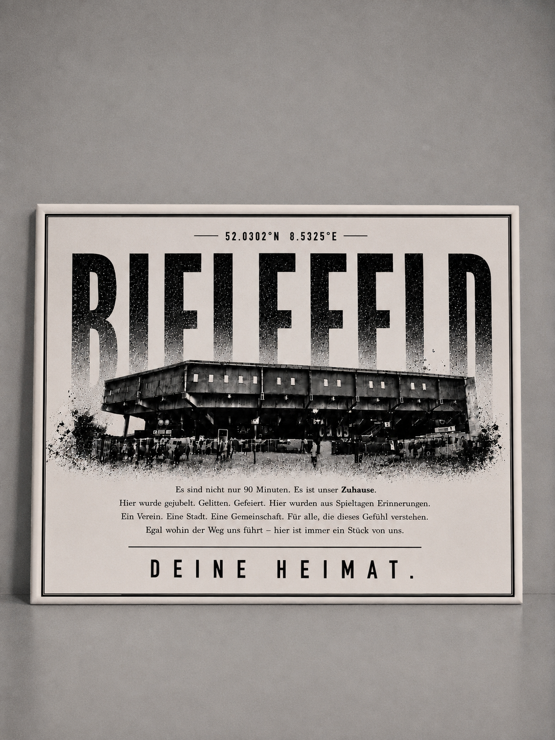 Bielefeld Stadion Leinwand