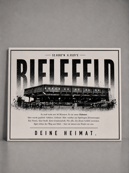 Bielefeld Stadion Leinwand