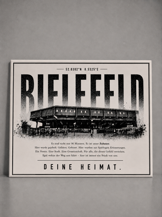 Bielefeld Stadion Leinwand