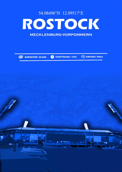 Rostock Stadion Leinwand