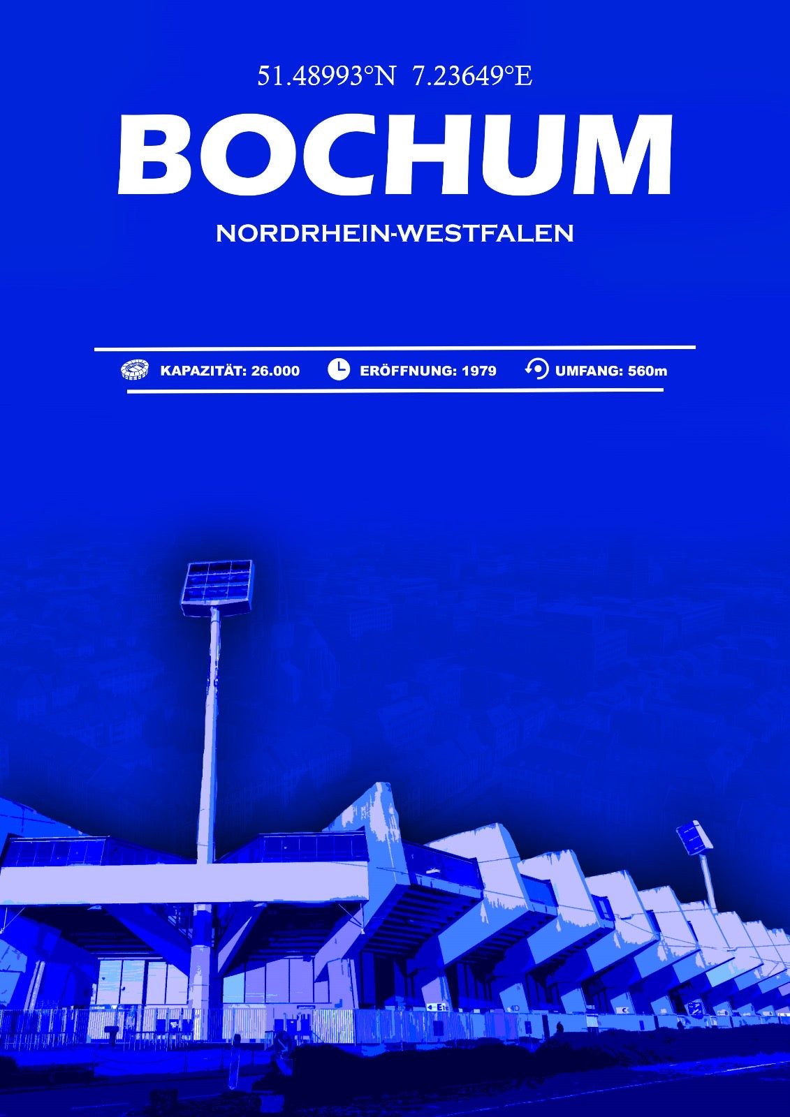 Bochum Stadion Leinwand