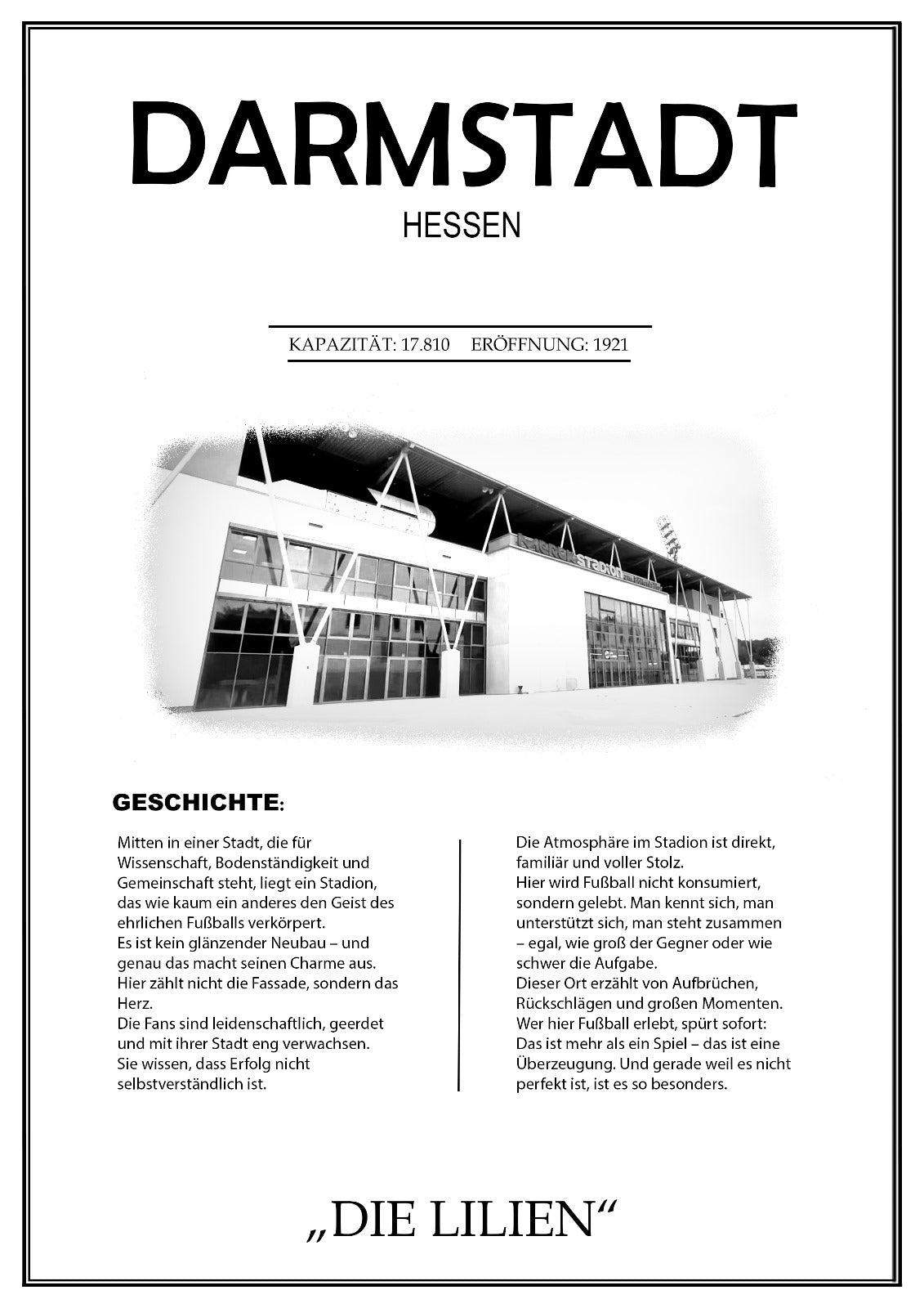 Darmstadt Stadion Leinwand