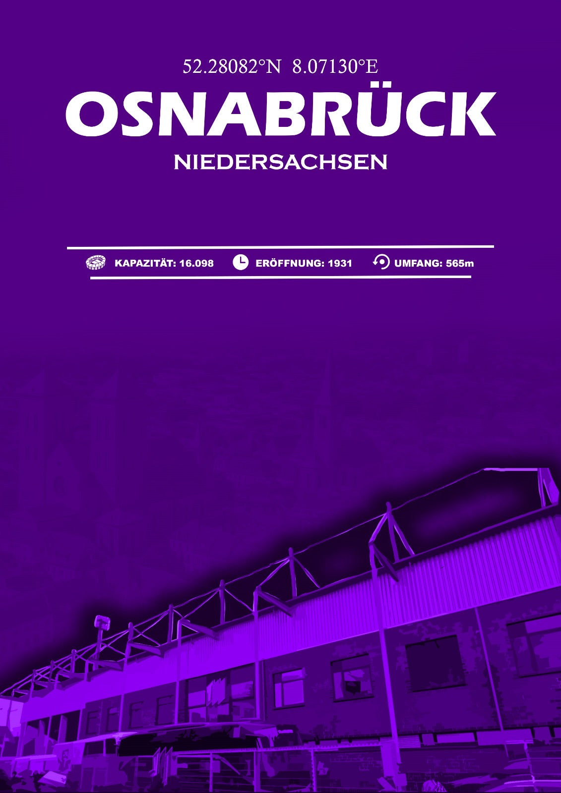 Osnabrück Stadion Leinwand