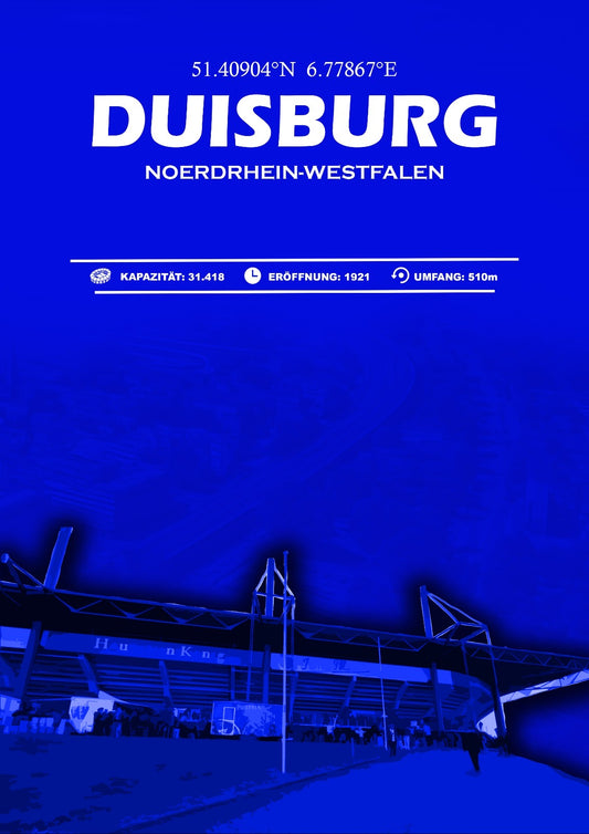 Duisburg Stadion Leinwand