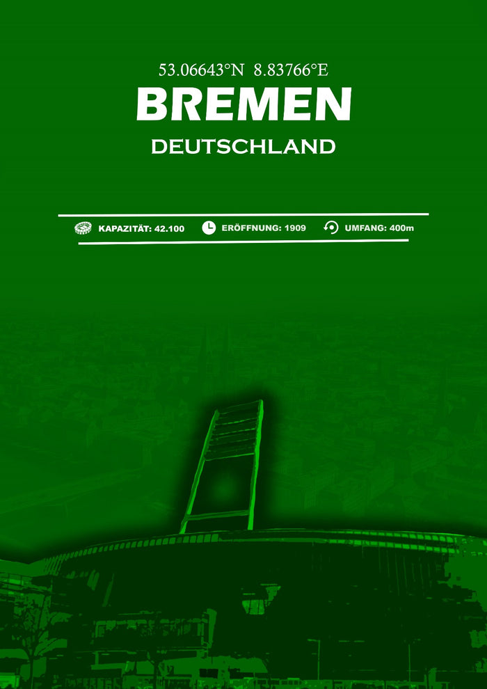 Bremen Stadion Leinwand