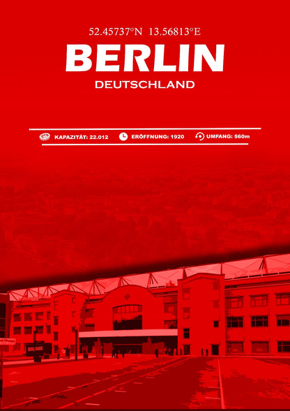 Berlin Stadion Leinwand