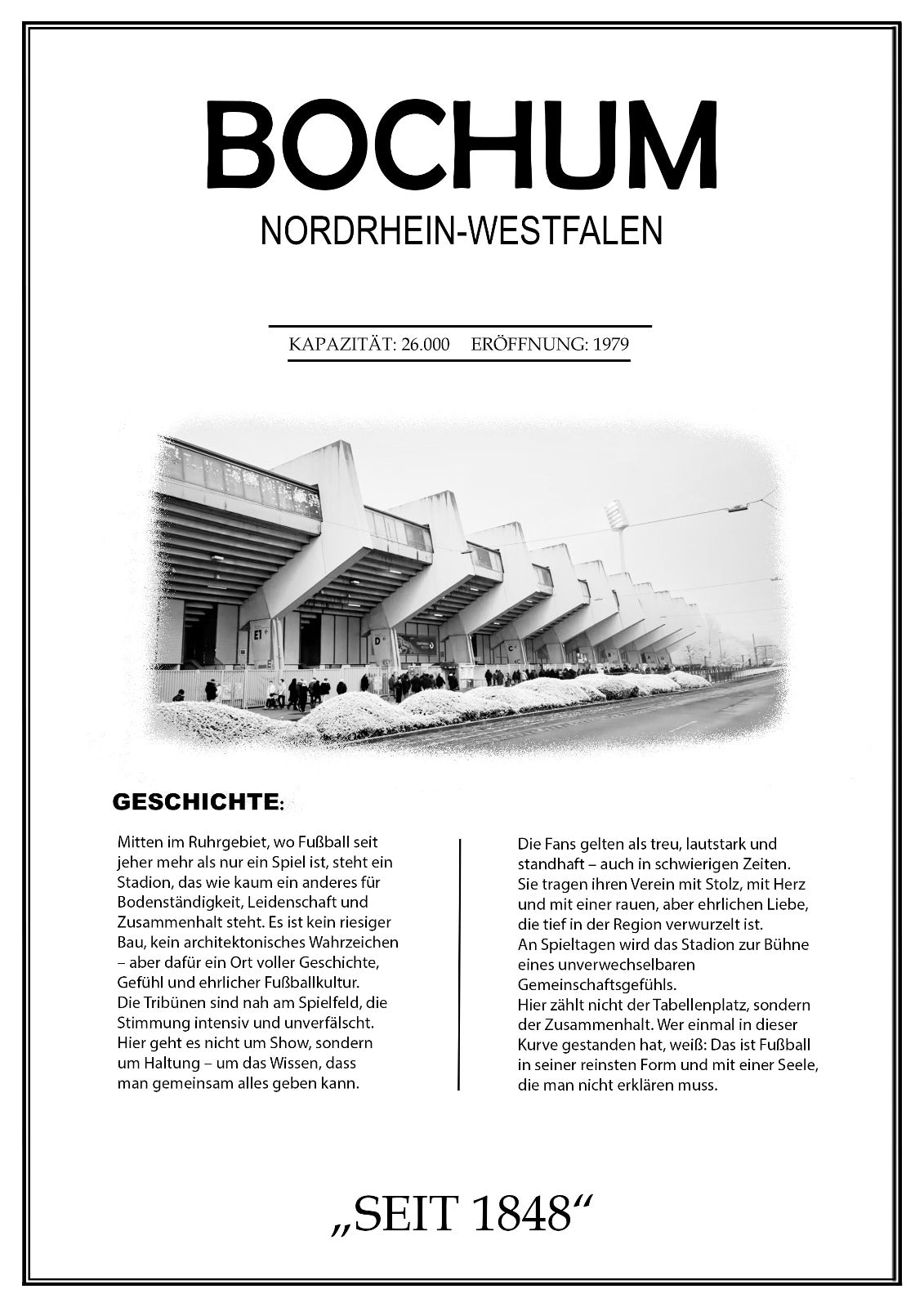Bochum Stadion Leinwand
