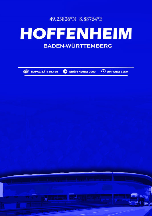 Hoffenheim Stadion Leinwand